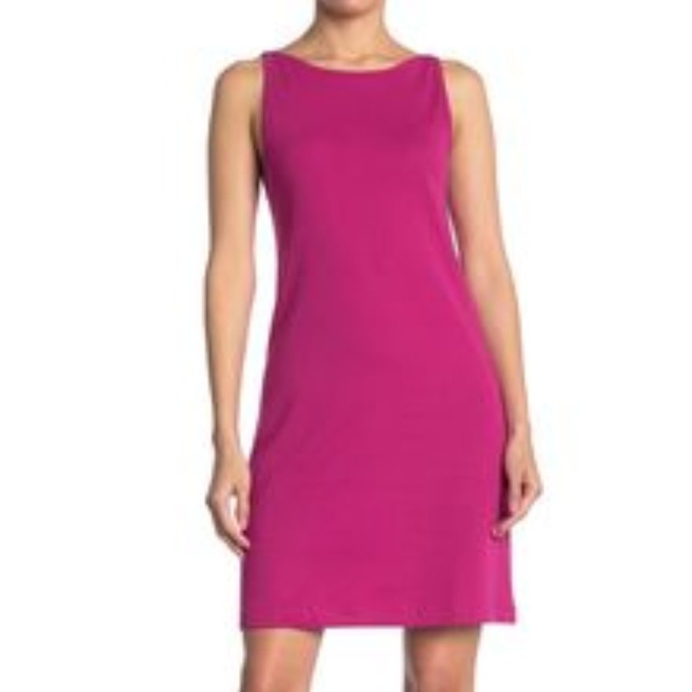 Philosophy Pink Sleeveless Knit Midi Dress
